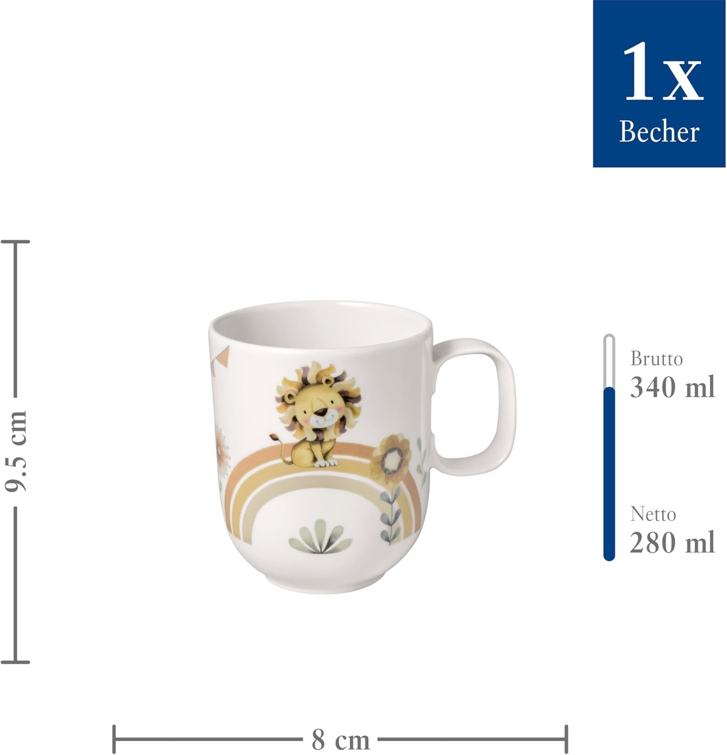 Barnservis Boho Kids, 3 delar