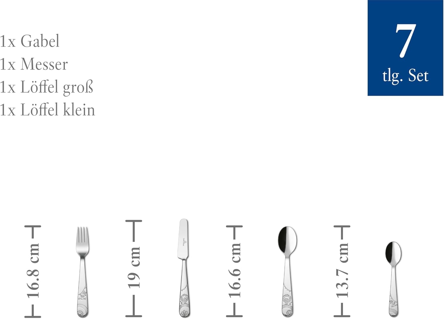 Barnservis Boho Kids, 3 delar