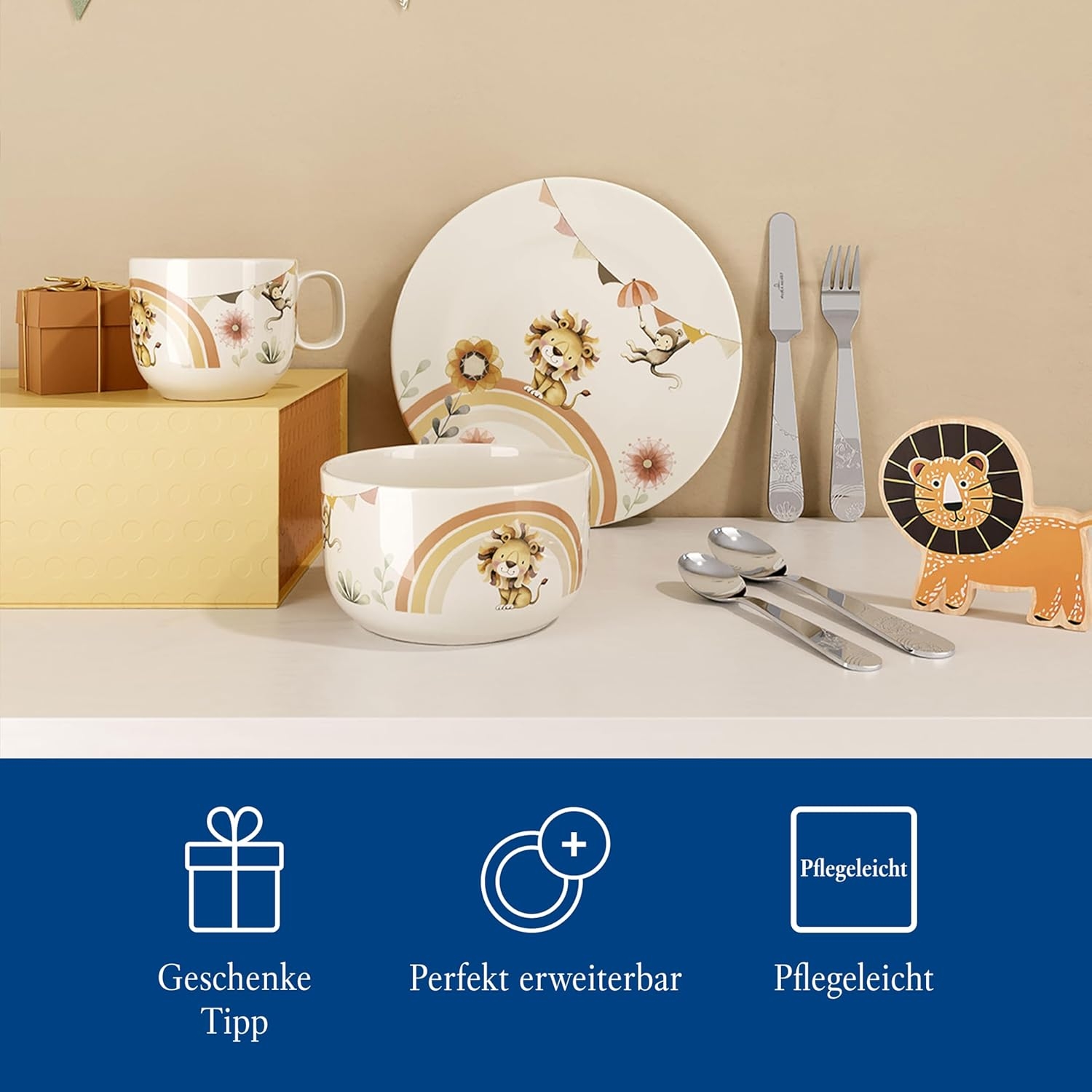 Barnservis Boho Kids, 3 delar