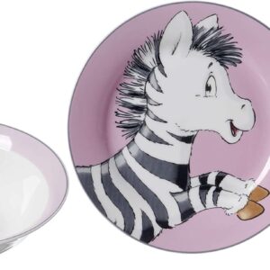 Barnservis 3-delar Zebra Zoo