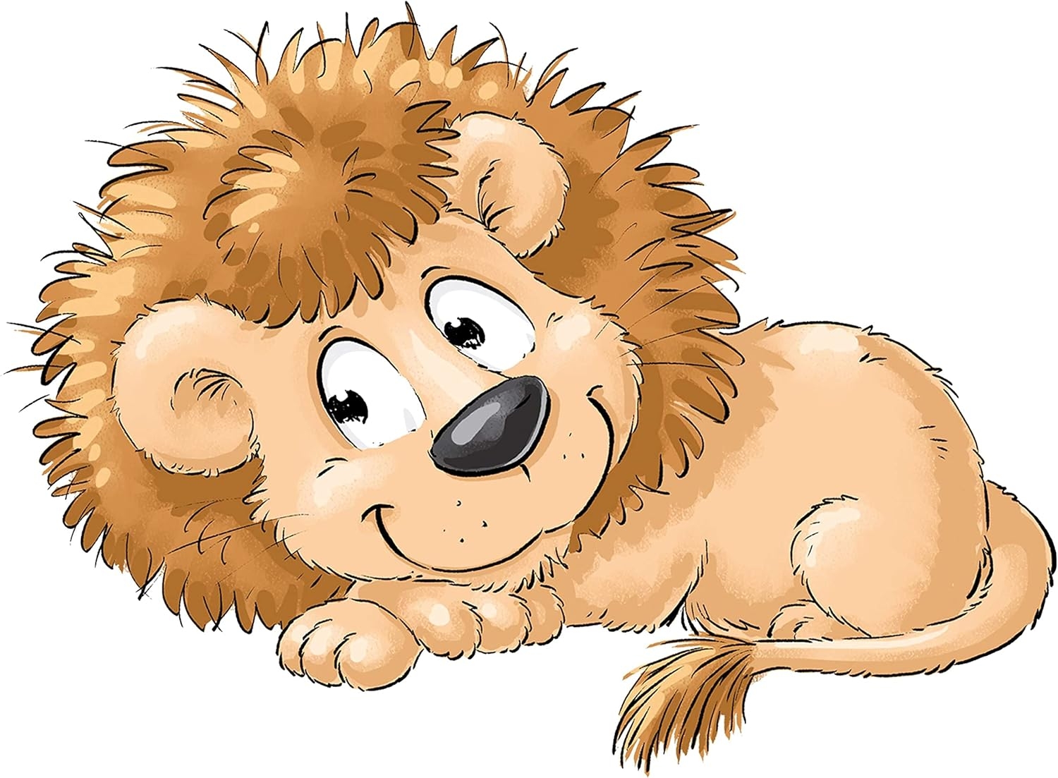 Barnset Happy Zoo Leo, 3 delar, porslin