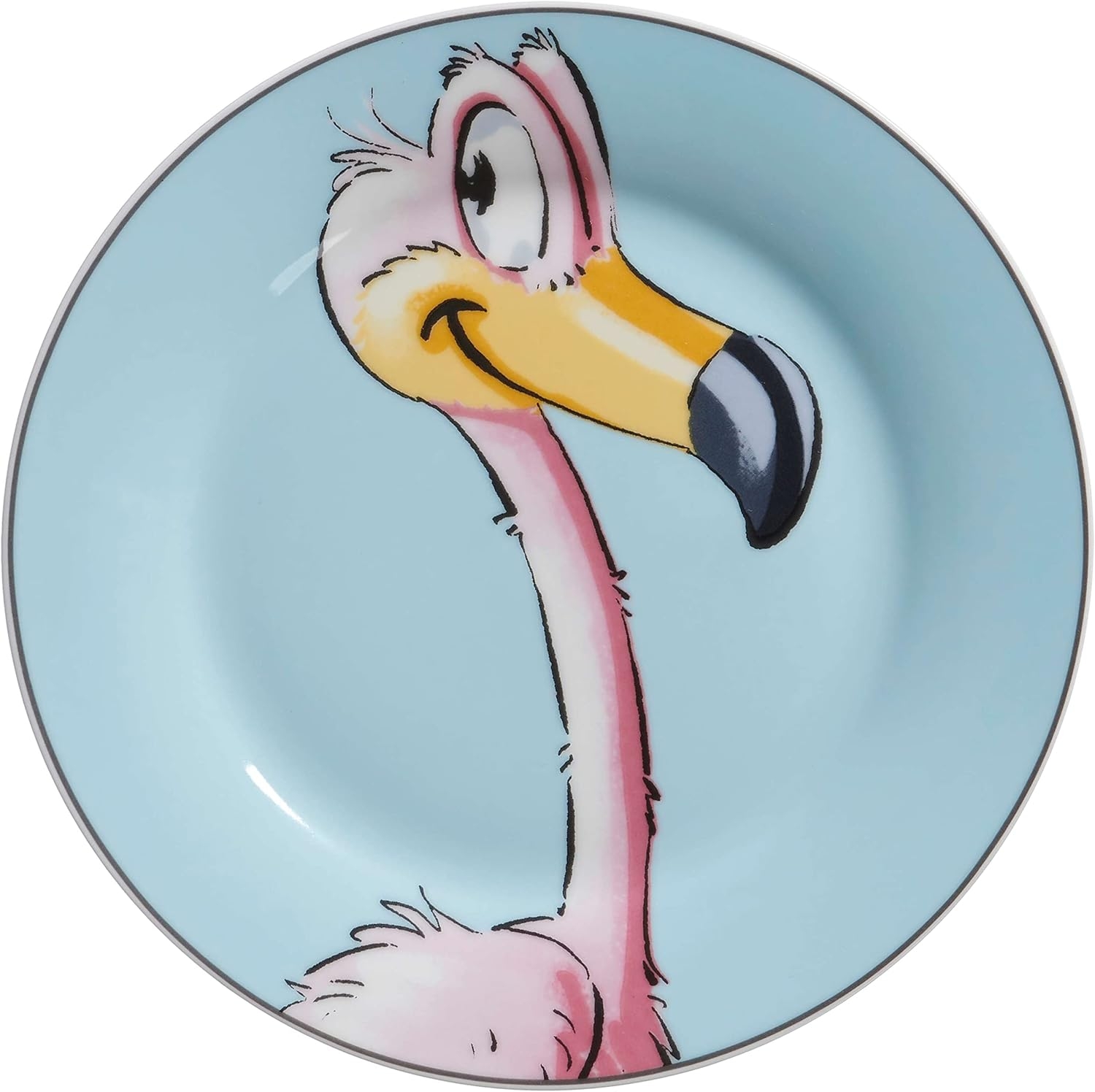 Barnset Happy Zoo Leo, 3 delar, porslin