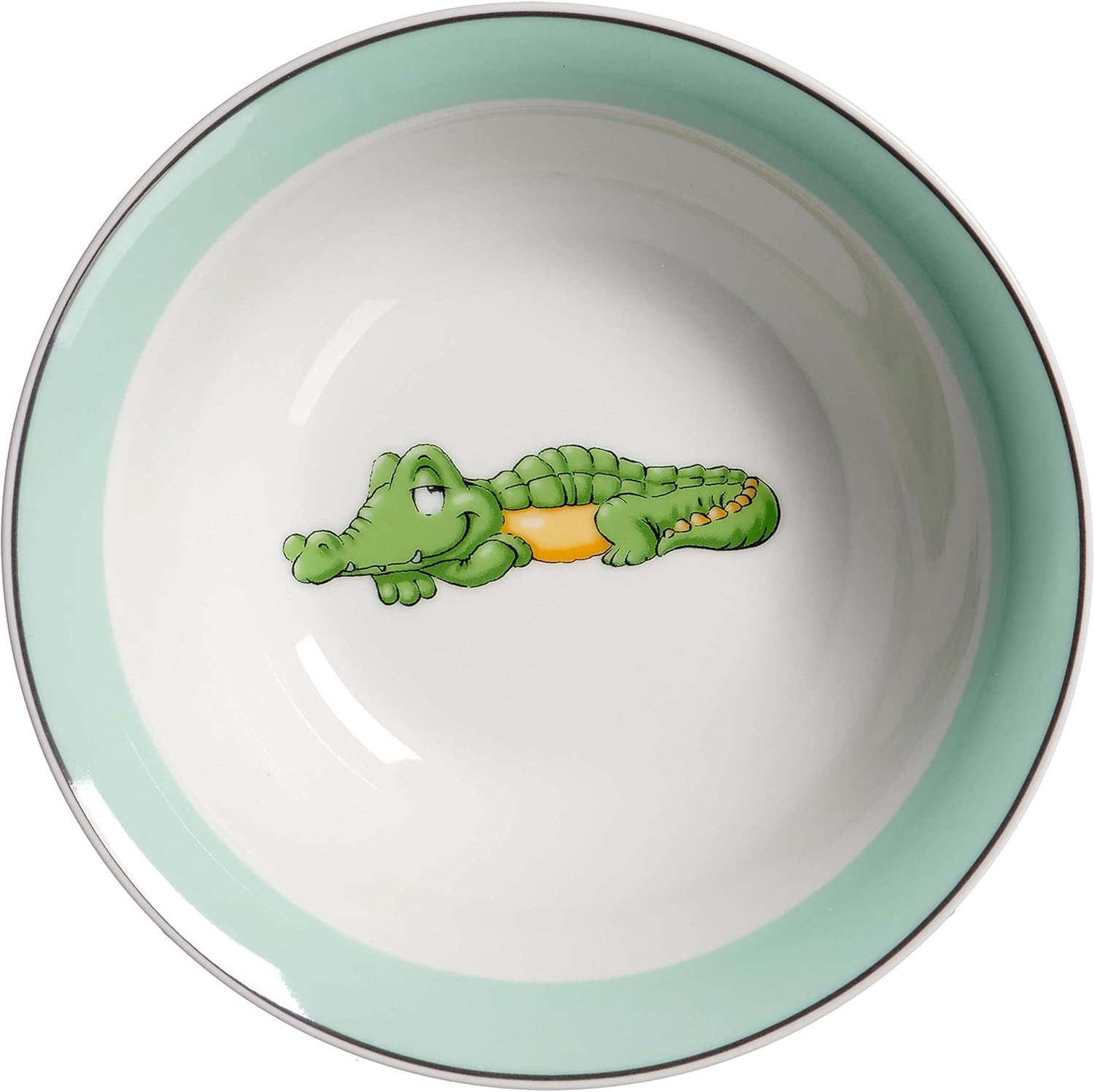 Barnset Happy Zoo Leo, 3 delar, porslin