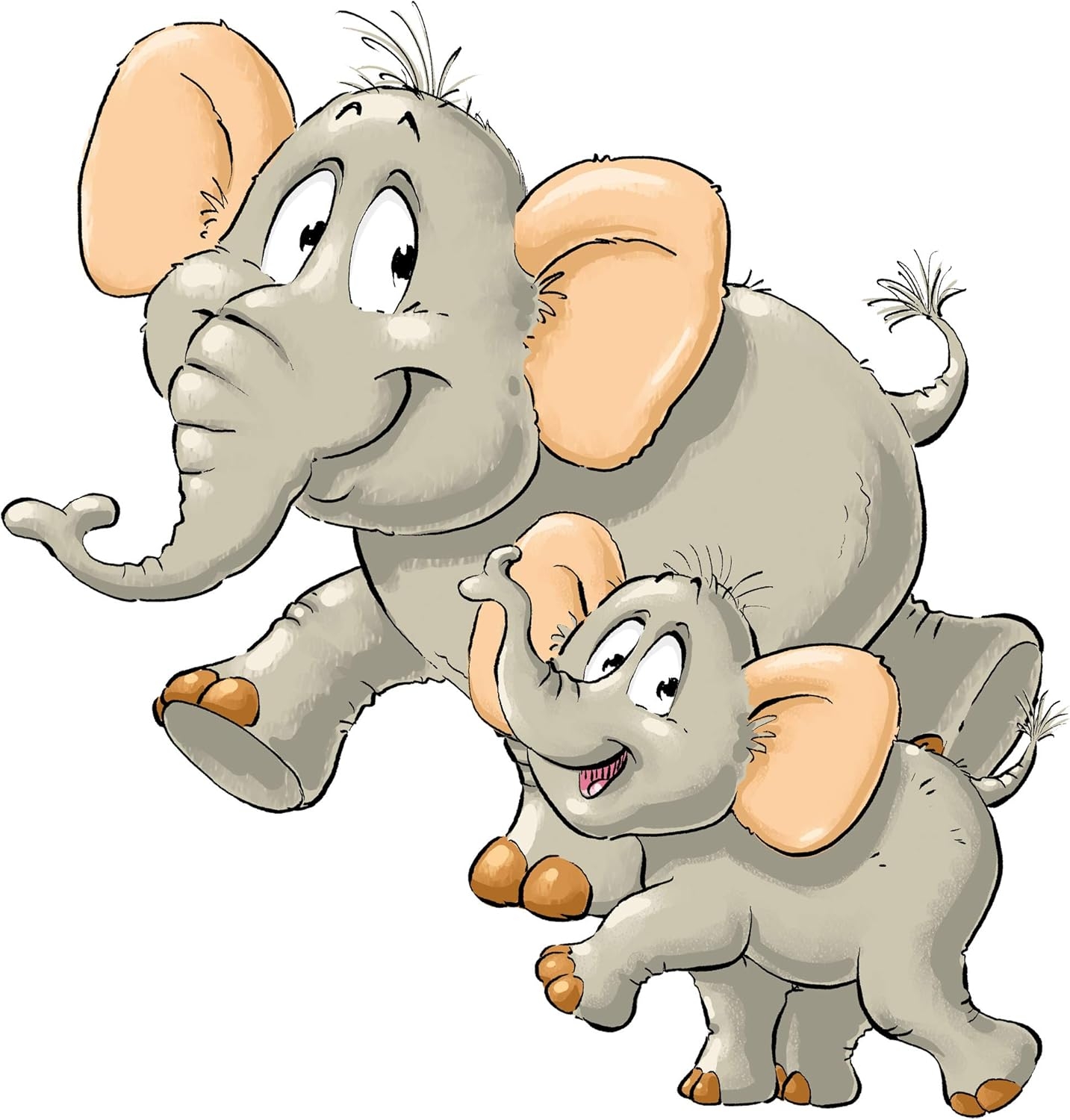 Barnset Happy Zoo Leo, 3 delar, porslin