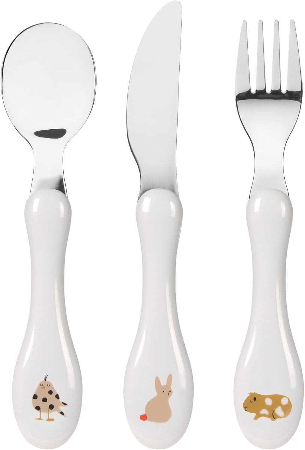 Barnbestick 3-delars Set Rostfritt Stål