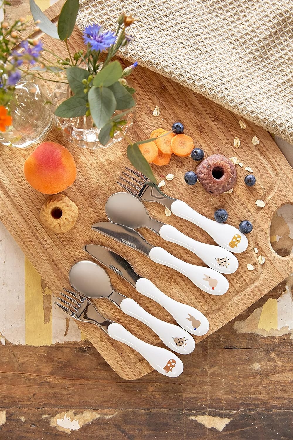 Barnbestick 3-delars Set Rostfritt Stål