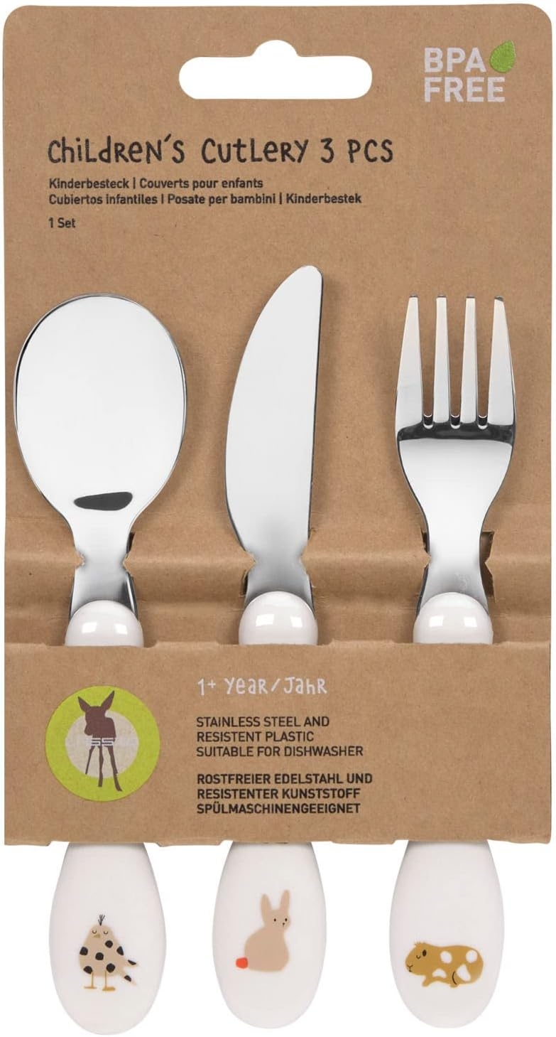 Barnbestick 3-delars Set Rostfritt Stål