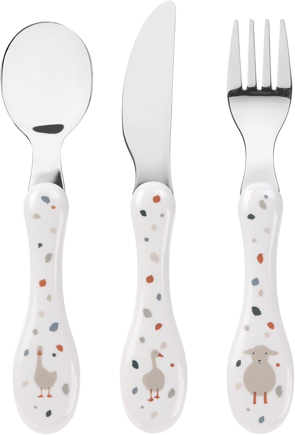 Barnbestick 3-delars Set Rostfritt Stål