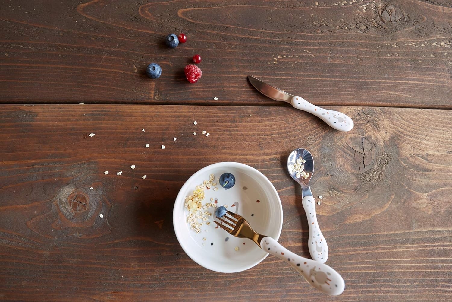 Barnbestick 3-delars Set Rostfritt Stål