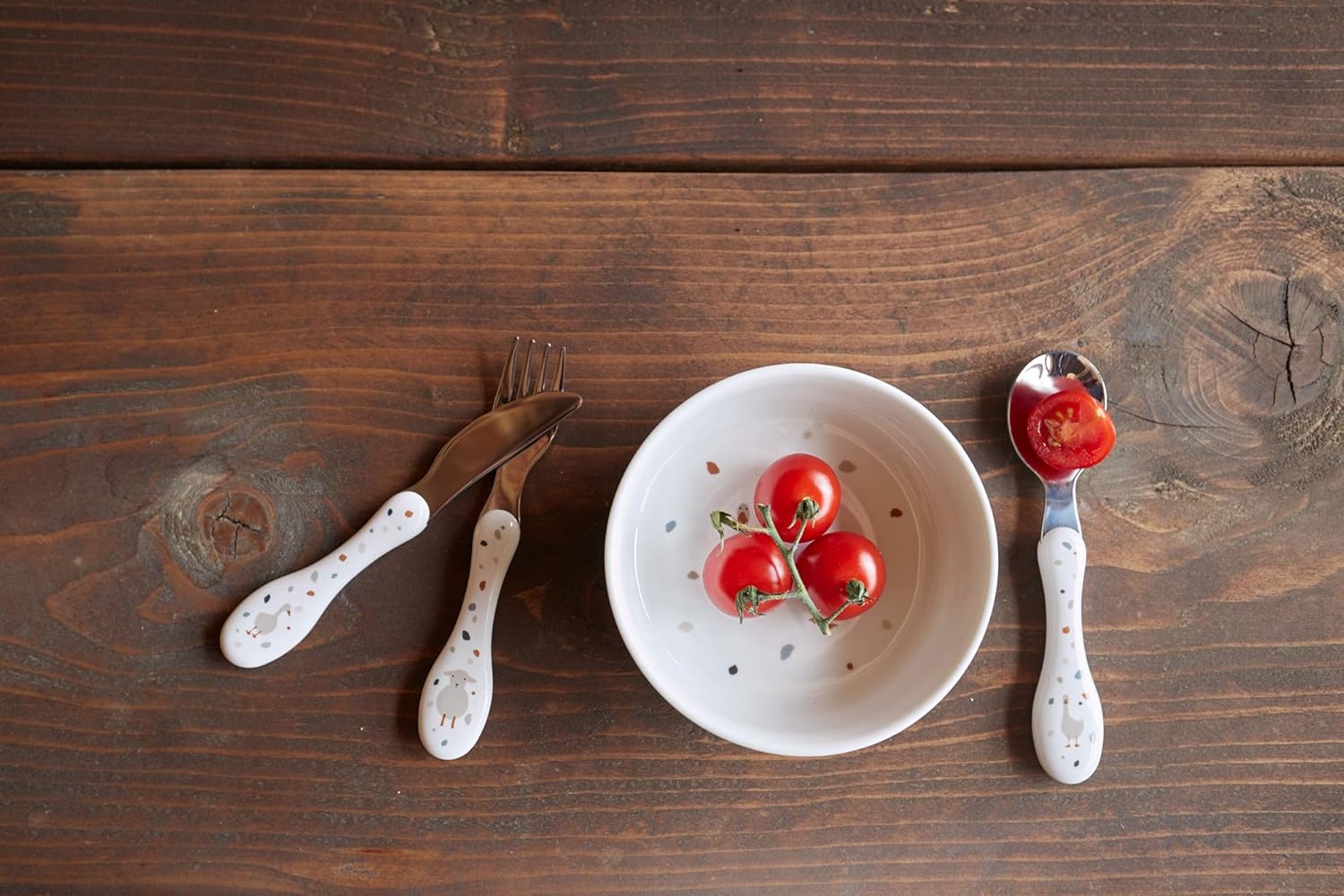 Barnbestick 3-delars Set Rostfritt Stål