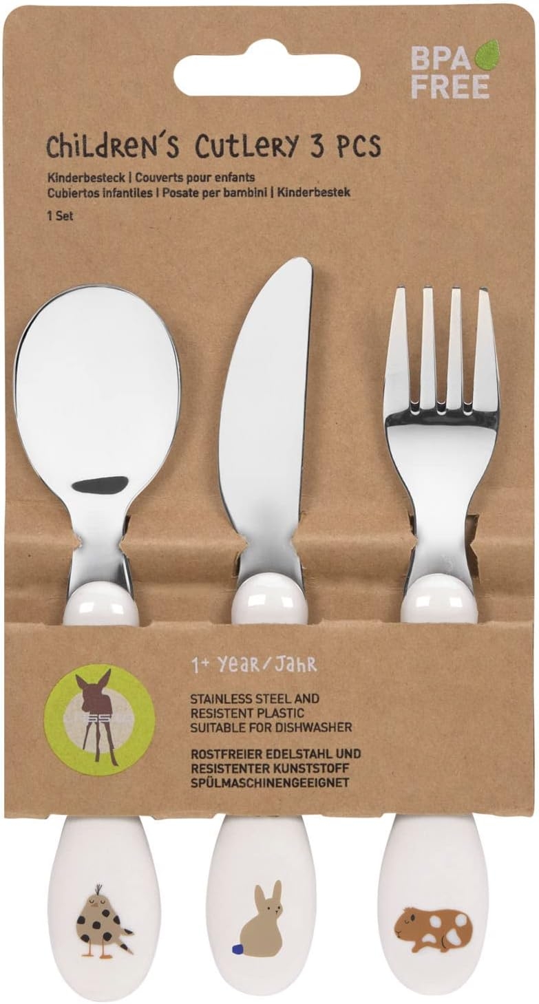 Barnbestick 3-delars Set Rostfritt Stål