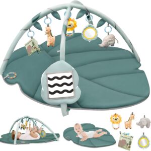 Babygym med 6 sensoriska leksaker