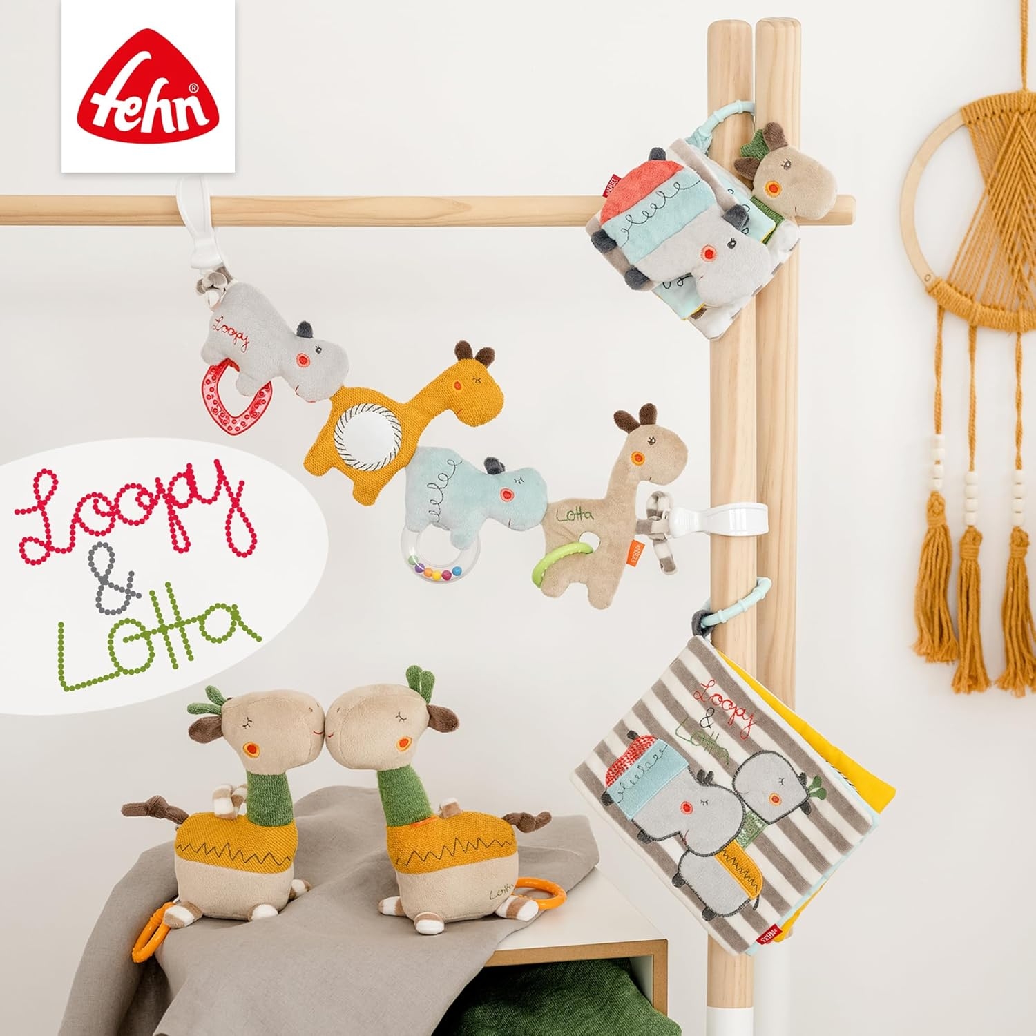 Sensorisk Barnvagnskedja – Loopy & Lotta