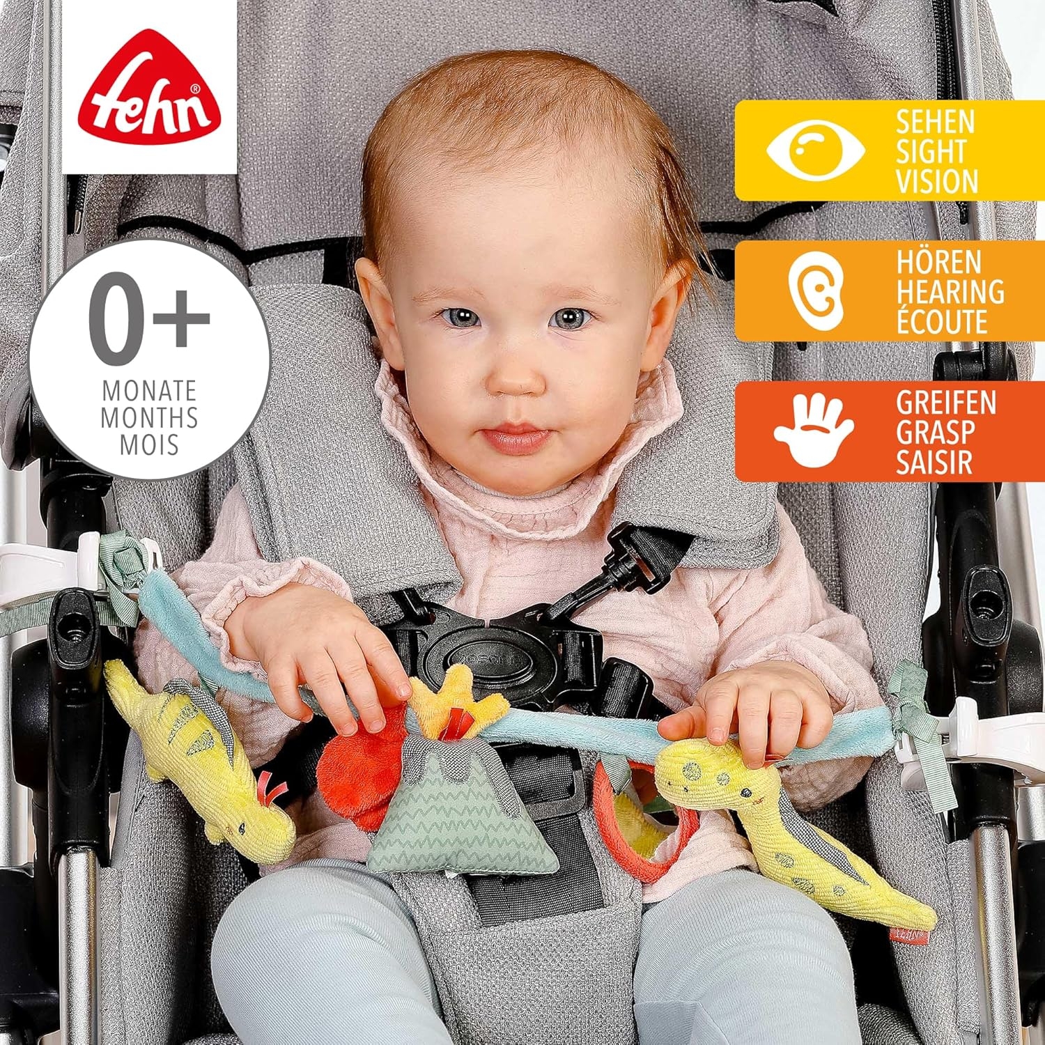 Sensorisk Barnvagnskedja – Loopy & Lotta