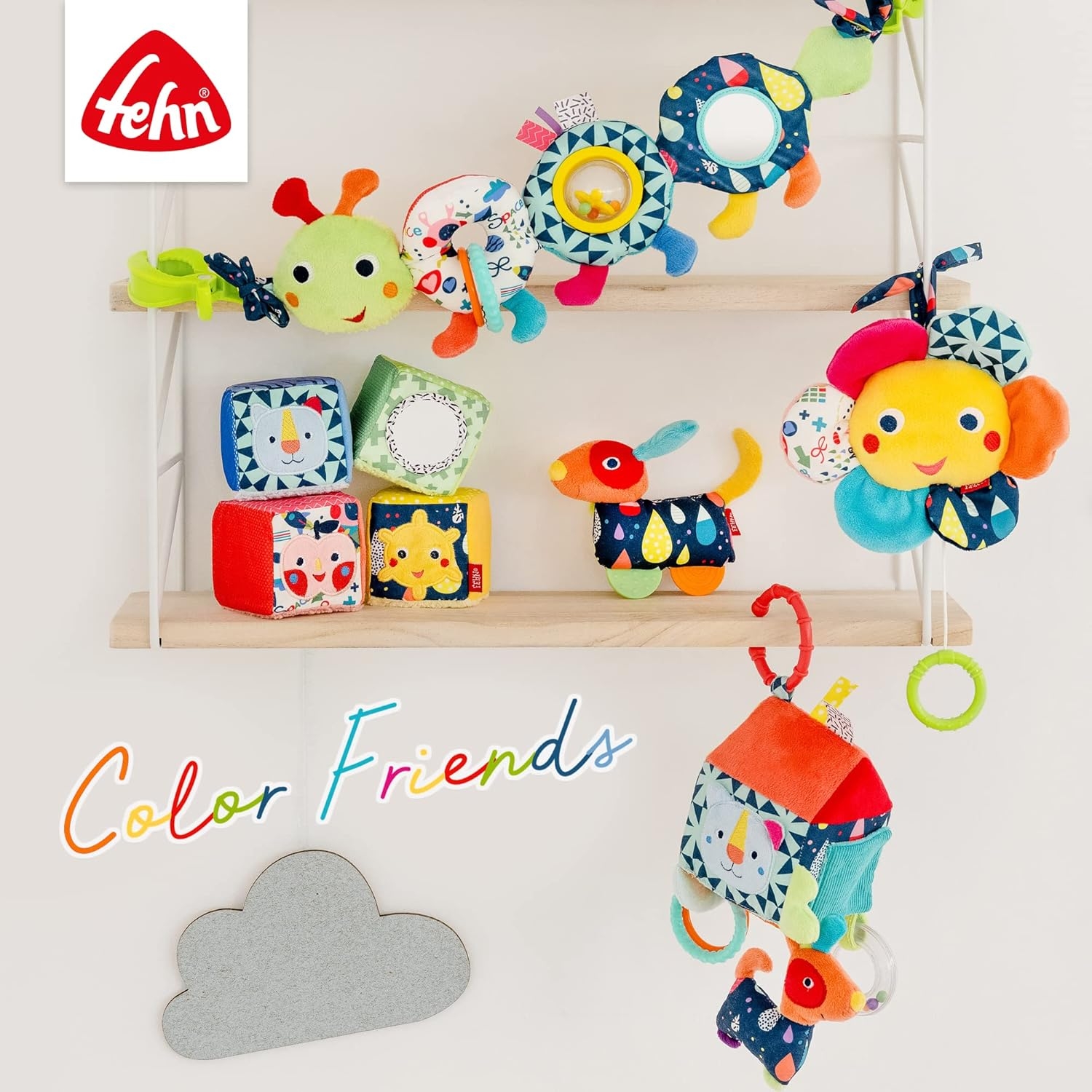 Sensorisk Barnvagnskedja – Loopy & Lotta