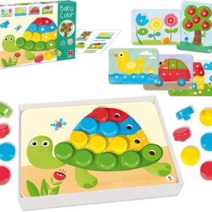 Färgläggningsspel i Trä