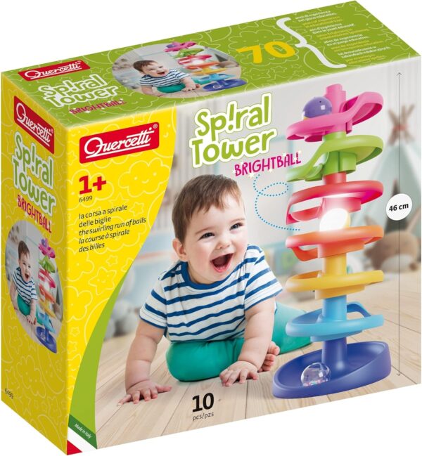 Quercetti Spiralbolltorn med Ljus & Ljud