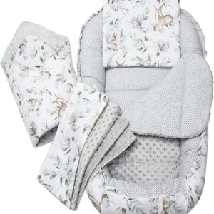 Babybo med kudde och filt