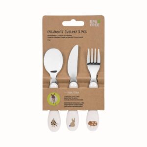 Barnbestick 3-delars Set Rostfritt Stål