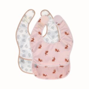 Babyhaklappar 2-pack