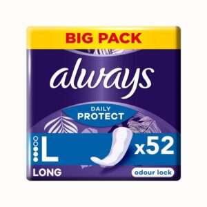 Always Dailies Extra Protect Large Trosskydd, 52-pack