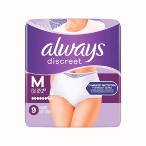 Always Inkontinenstrosor M, superabsorberande, 36-pack