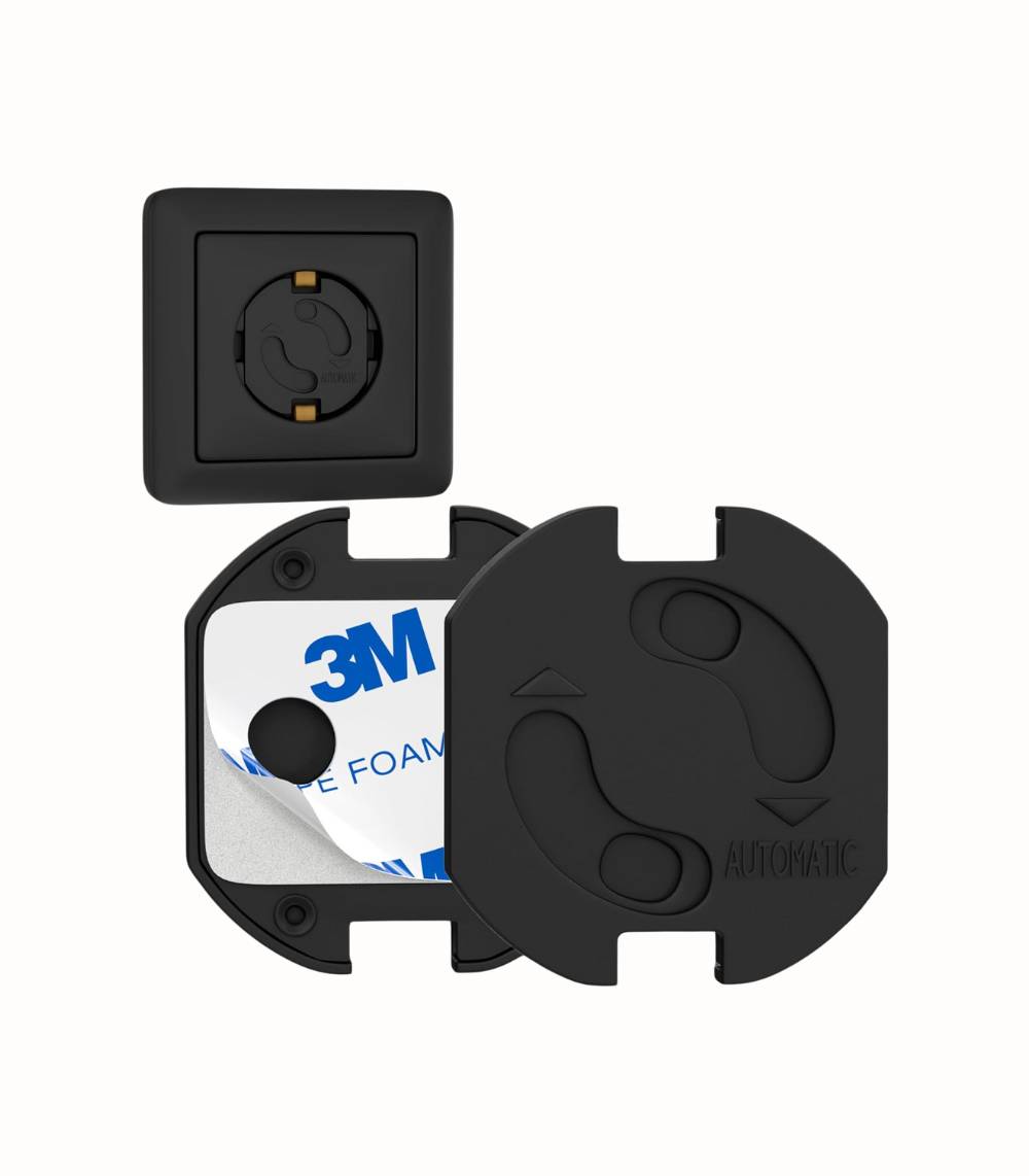 Hoffenbach Uttagsskydd Svart