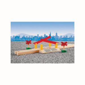 Träkorsning med bommar