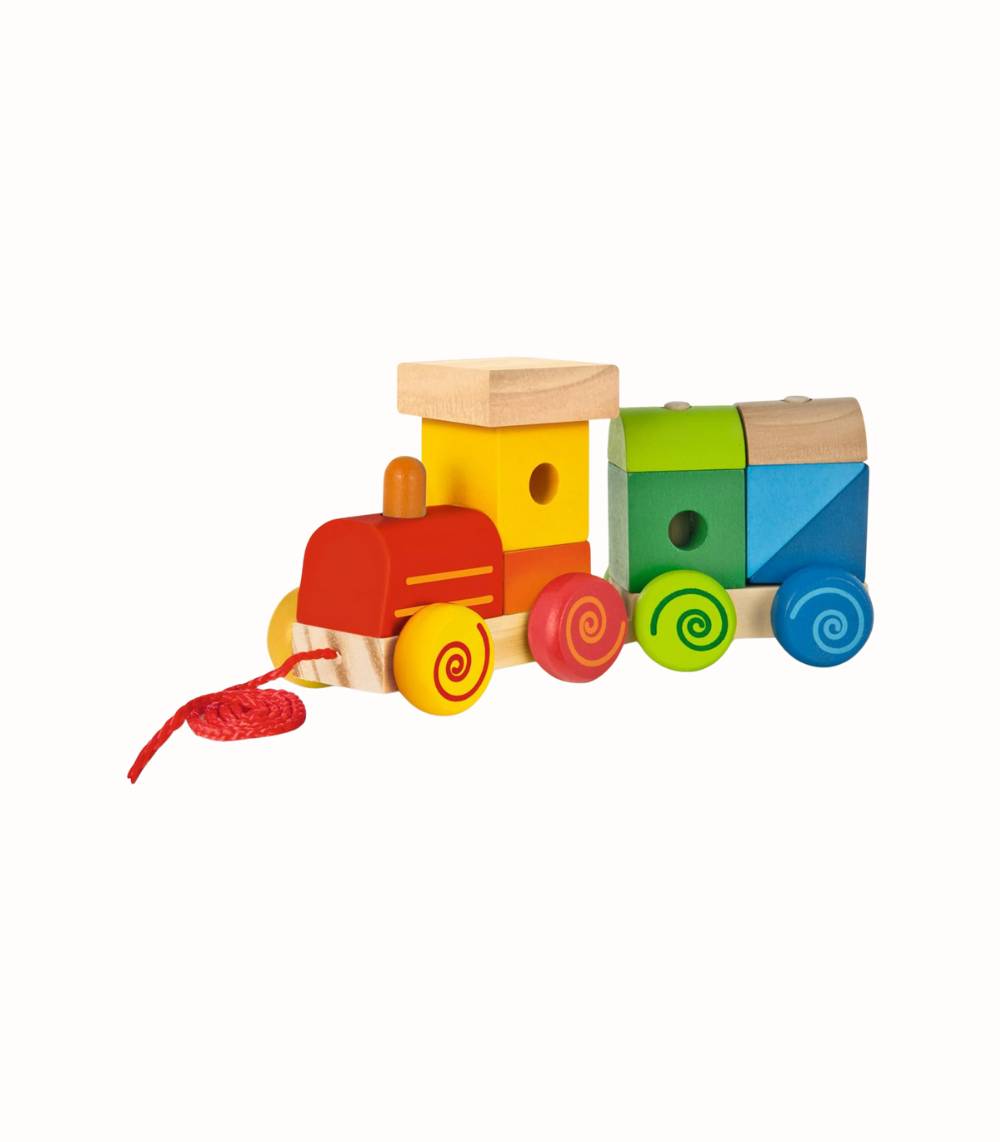 Trälok med ljud och byggklossar