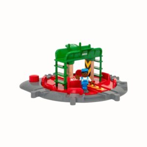 Vändskiva med tågingenjör