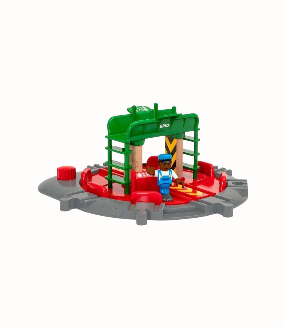 Vändskiva med tågingenjör