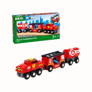 Brandstationståg i trä