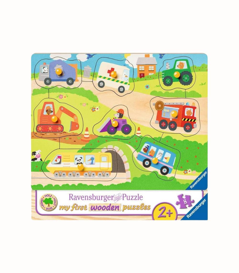 Barnpussel i trä, 8 bitar