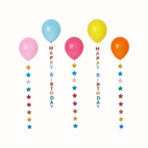 Födelsedagsballonger med stjärnor