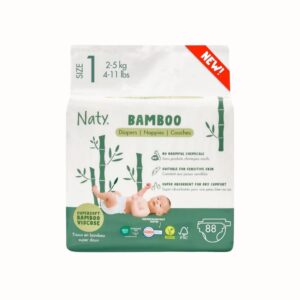 Silkesmjuka bambublöjor för nyfödd(2-5 kg)