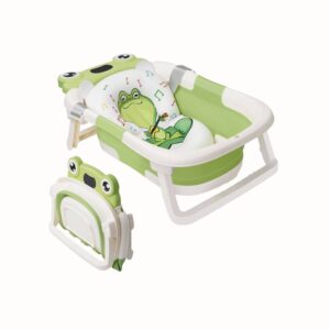 Hopfällbart Babybadkar Grönt