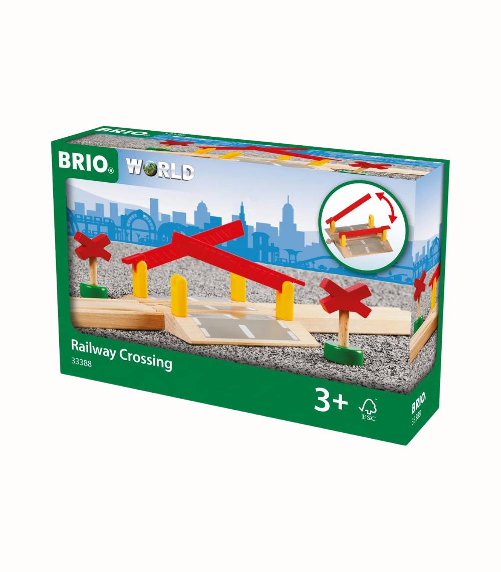 Träkorsning med bommar