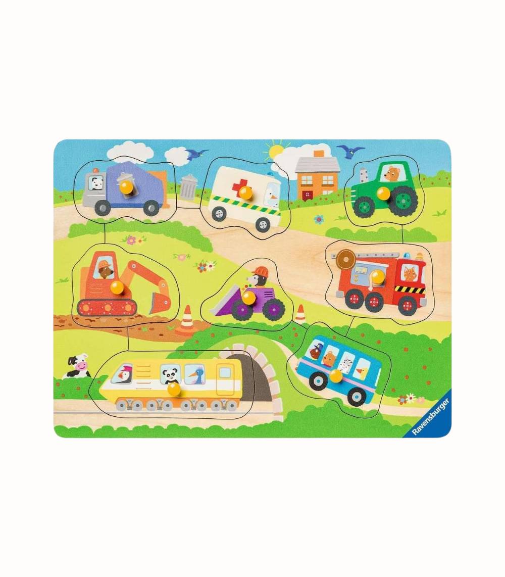 Barnpussel i trä, 8 bitar