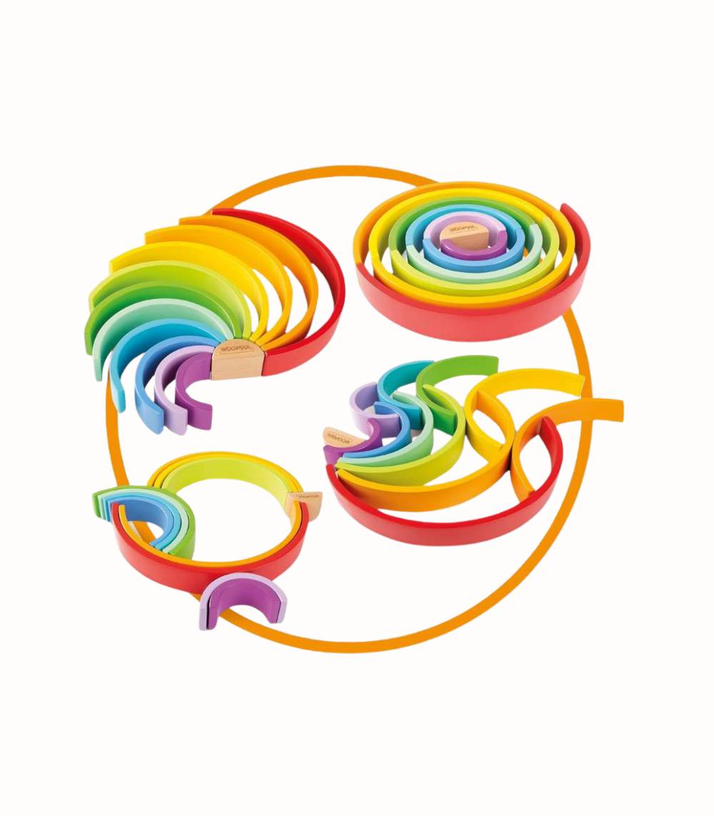 Woomax regnbåge av trä XL