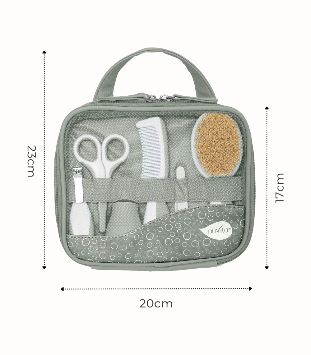 Babyvård Set med Sax & Borste