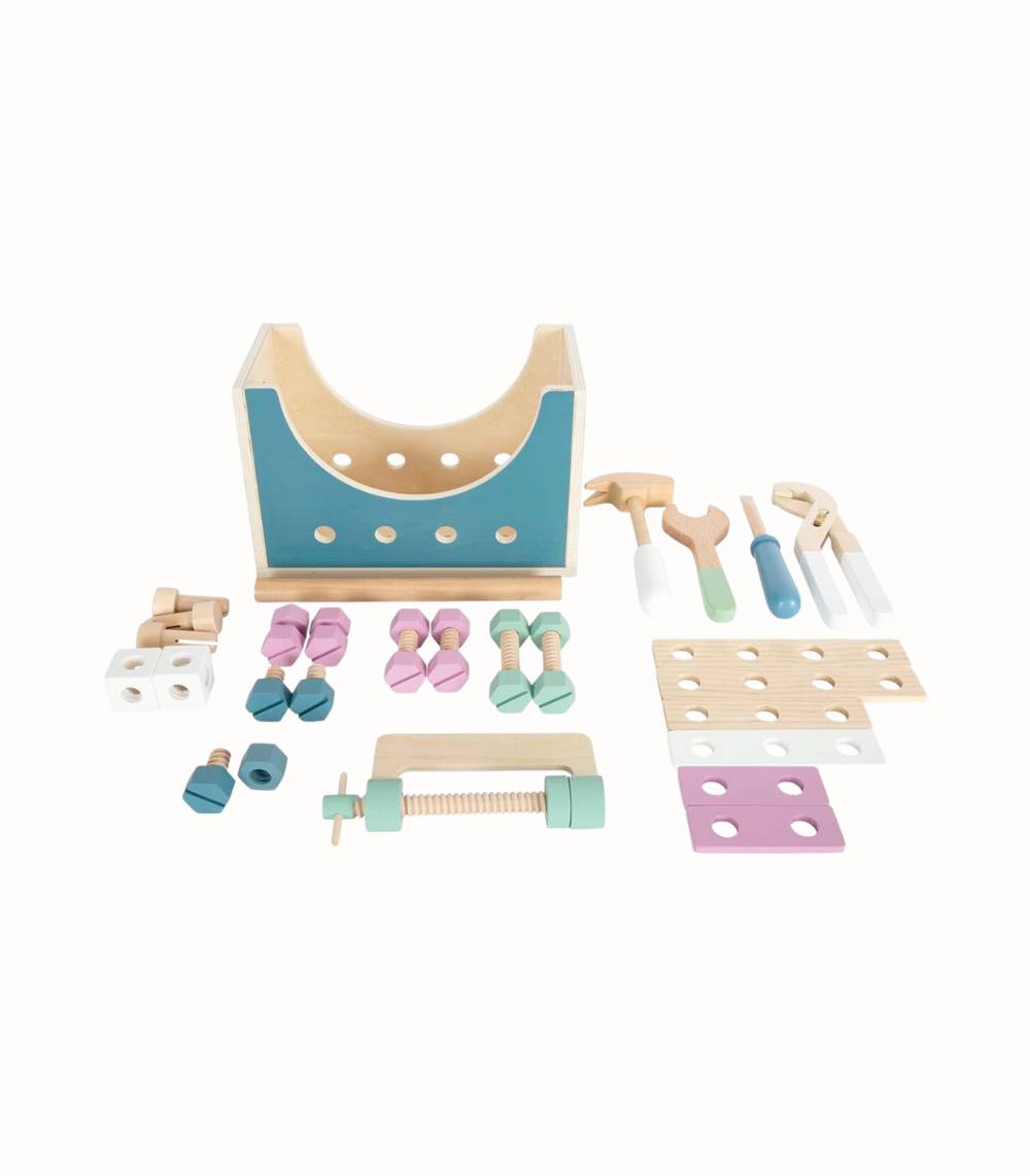 Verktygslåda med Arbetsbänk