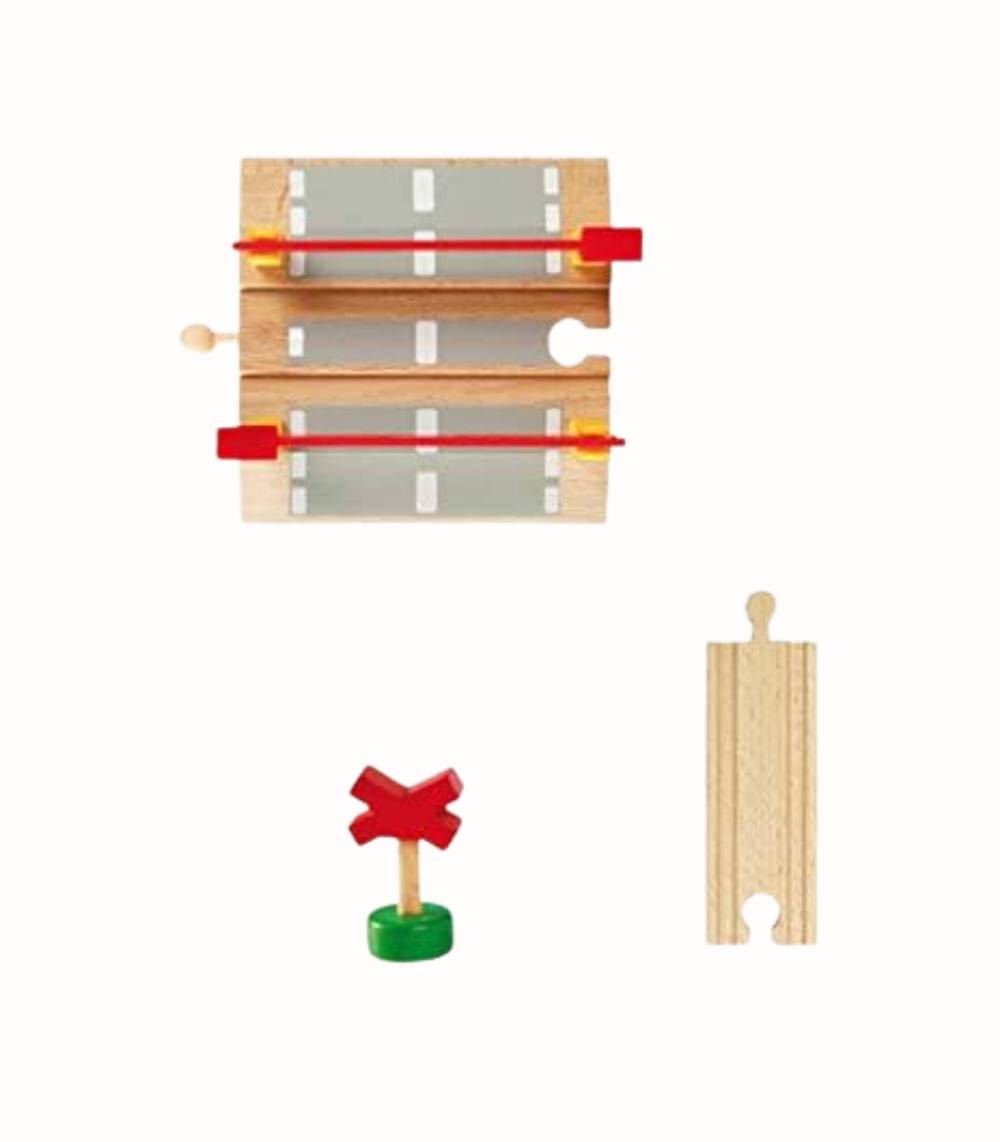 Träkorsning med bommar