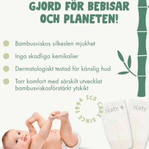 Bambuviskosblöjor för känslig hud