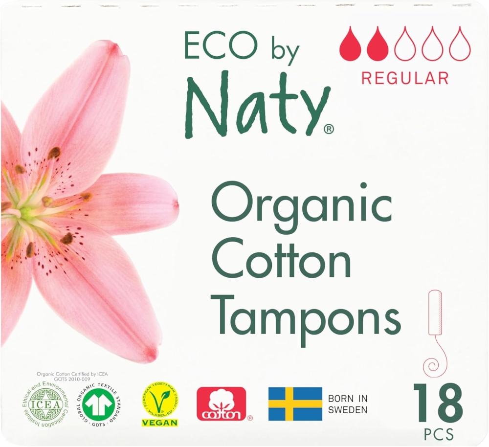 Ekologiska Tamponger Normal, 18-pack