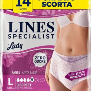 Inkontinenstrosor Lines Specialist L – 14 st
