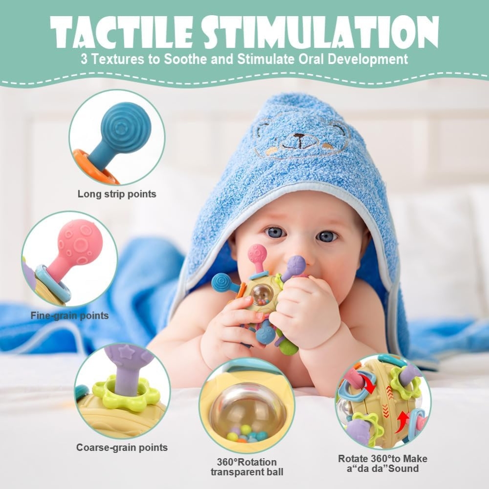 Sensorisk aktivitetsboll baby