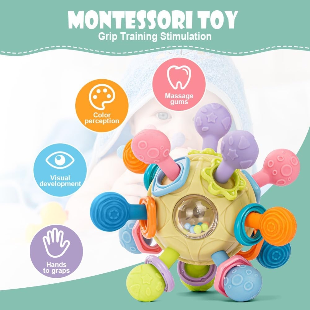 Sensorisk aktivitetsboll baby