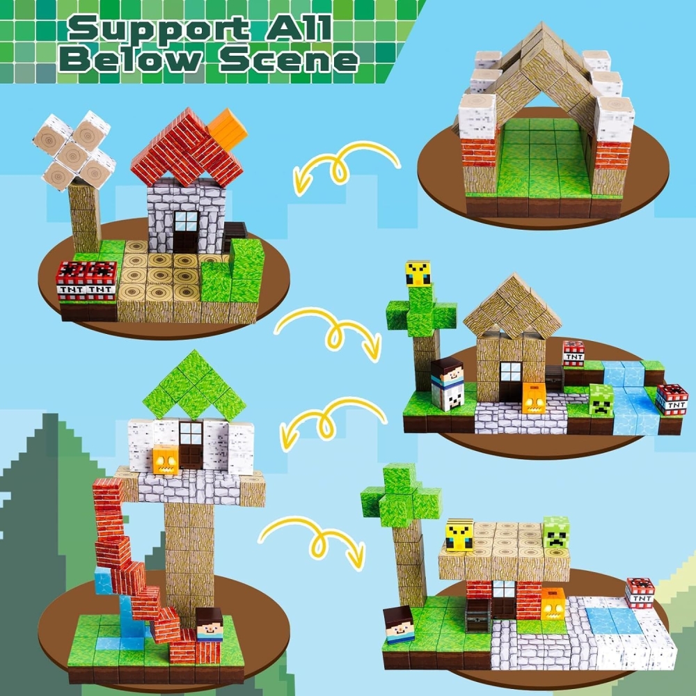 Magnetiska byggklossar