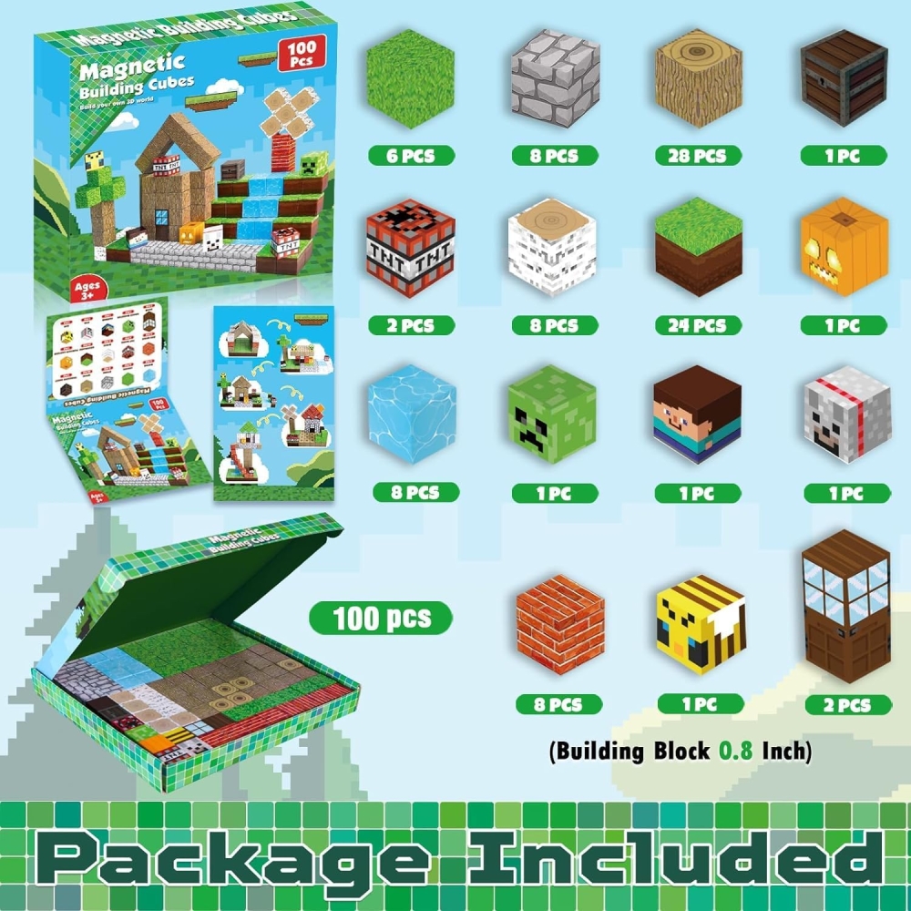 Magnetiska byggklossar