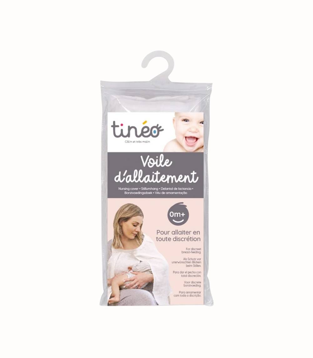 Tinéo Andningsbar Amningsduk Vit